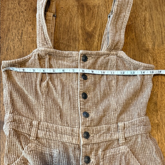 Aerie Tan Corduroy Overalls - Picture 7 of 13